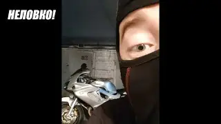 Стукнул авто на мотоцикле. Байкеры уроды?