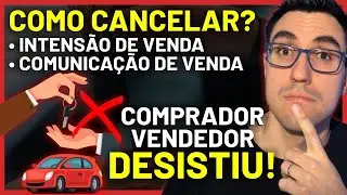 COMO CANCELAR INTENSÃO DE VENDA (ATPV-e CRV) COMUNICAÇÃO DE VENDA?