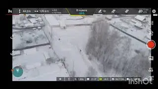 Полет на Fimi x8 se 2022  в -30 зимой