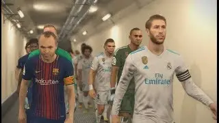 PES 2018 ! Real Madrid Vs Barcelona ! Pes 2018 Pc Gameplay
