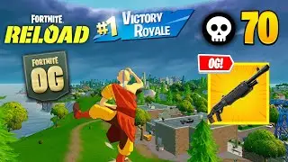 70 Elimination Solo Vs Squads Reload "Zero Build" Gameplay Wins🏆(NEW GAMEMOD!! Fortnite Reload)
