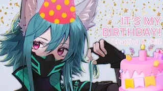 【BIRTHDAY STREAM】Get comfy and grab a slice of cake! #vtuber #justchatting