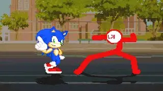 TEAM SONIC HD  and  KJ  BATTLES  WITH  MUGENS  IN  SURVIVAL  MODE | LONGEST RUN