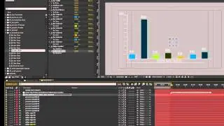 Infographics After Effects Template- Vertical Bar Chart tutorial