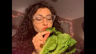 ASMR | CRUNCHY LETTUCE & POLITICS!?