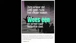 Bijbeltekst voor zaterdag 2 november 2024: 1 Korinthe 1: 10
