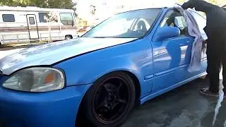 Clear Coating The Civic
