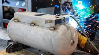 Rebuilding an Old Gas-Powered Air Compressor