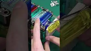 LED Lamp Made from Lighters 