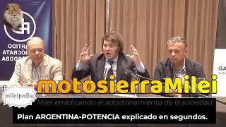 Plan ARGENTINA-POTENCIA explicado en 221 segundos | Javier Milei | 11 - 11 - 2022 | mileipedia
