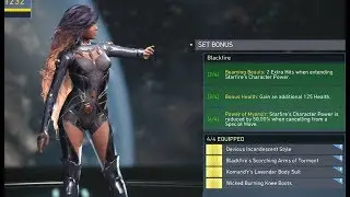 Injustice 2 - Blackfire Epic Gear Set