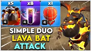 SIMPLE DUO - Th11 Lava Attack Strategy | Th11 Bat 5 Lava Attack Strategies in CoC