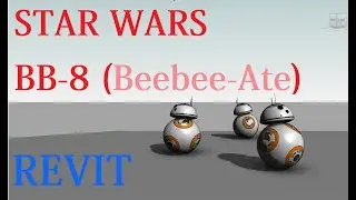 Revit Family creating STAR WARS BB 8 Beebee Ate