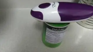 BangRui hands-free fast and secure smooth edge automatic electric can opener (purple)