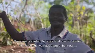 Twara produit un toit mohélien en feuilles de coco - Twara produces a Coco Leave roof