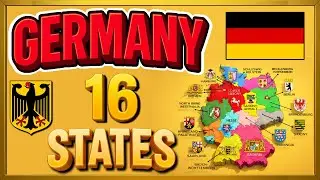Germany Map Explained 🇩🇪 | 16 States of Germany