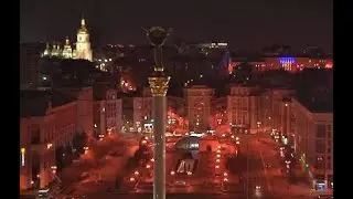 гимн СССР на майдане в ночь вторжения