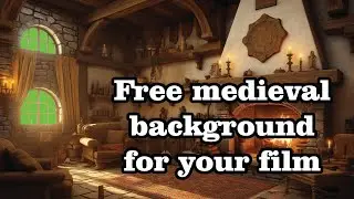 Medieval background green screen free chroma key for your movies