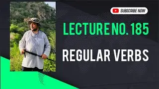 Regular verbs and its rules Lecture No. 185 English grammar, learn English