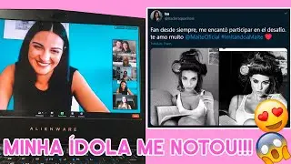 ENTREI EM VÍDEO CHAMADA COM A MINHA ÍDOLA!