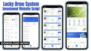 Power Bank Investment Website Laravel PHP Script | Lucky Draw System Investment Website Script Free