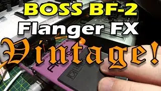 Boss BF-2 Flanger with Roland SH-01A - Vintage Analog FX