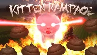 POOPING LASER CAT - Kitten Rampage Gameplay