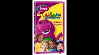 Barney: Happy Mad Silly Sad: Putting a Face to Feelings 2003 VHS