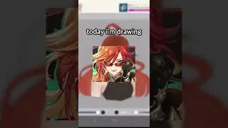 CHINESE ARTIST Unique Way of PAINTING HAIR💆‍♀️✨️ #ibistpaintx #ibispaint  #shorts