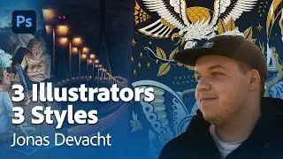 3 Illustrators, 3 Styles: Urban Nights with Jonas Devacht | Adobe Live