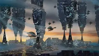 Creating a sci-fi city illustration in Blender and Photoshop