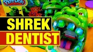 Play-Doh Shrek Rotten Root Canal Fail or Win Funny Play Dough Toy Review by Mike Mozart