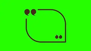 Quotation Marks Text Background || Green Screen || By Green Screen Tutorial