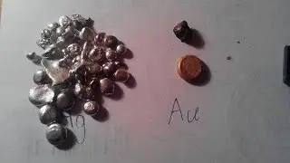 Аффинаж серебра, золота из радиодеталей.