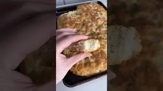 ⁠EASY No Knead Focaccia Bread 🌿⁠⁠ #baking #recipe #bread