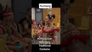 Kumang Iban With Traditional Costume