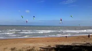Kiteboarding in Crotone Italia