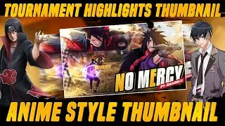 How to make tournament highlights thumbnail Anime style on mobile