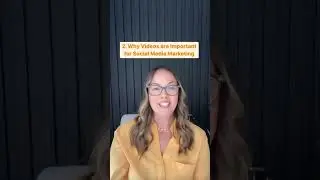 Day 2 of our ‘Why Videos are Important for Social Media Marketing’ series! ☺️
