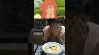 Ponyo Ramen 🍜 My Son Really Enjoyed It #anime #ponyo