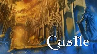 Art Castle Lilies - Замок Лилии. Speed Painting