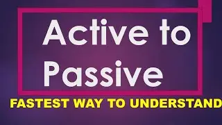 Active voice and Passive voice in English grammar| Active and passive with examples