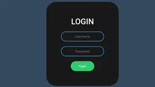 Responsive login form using HTML & CSS only || Animated login form html & css || css login form