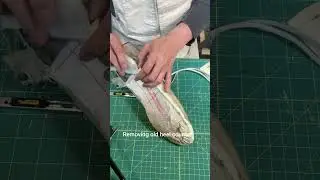 Replacing heel on pair of #offwhite #af1