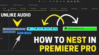 How To Nest/UnNest Sequence in Premiere Pro | How To Unlink/Link Audio and Video in Premiere Pro