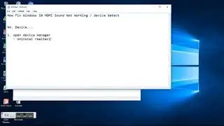 Fixed No Sound Issues When HDMI Connected to TV or Monitor on Windows 10 (Solved)