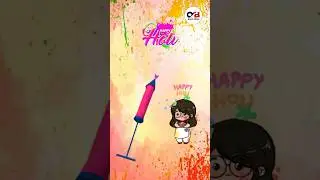 Colorful Holi Pichkari Paper Craft Tutorial #holispecial #happyholi