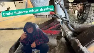 THIS WAS SCARY BREAK FAILURE  ON THE HIGHWAY
