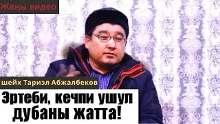 Эртеби, кечпи ушул дубаны жатта! | шейх Тариэл Абжалбеков / Расул медиа: