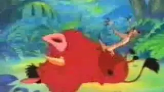 Timon and Pumba advertise healthy eating